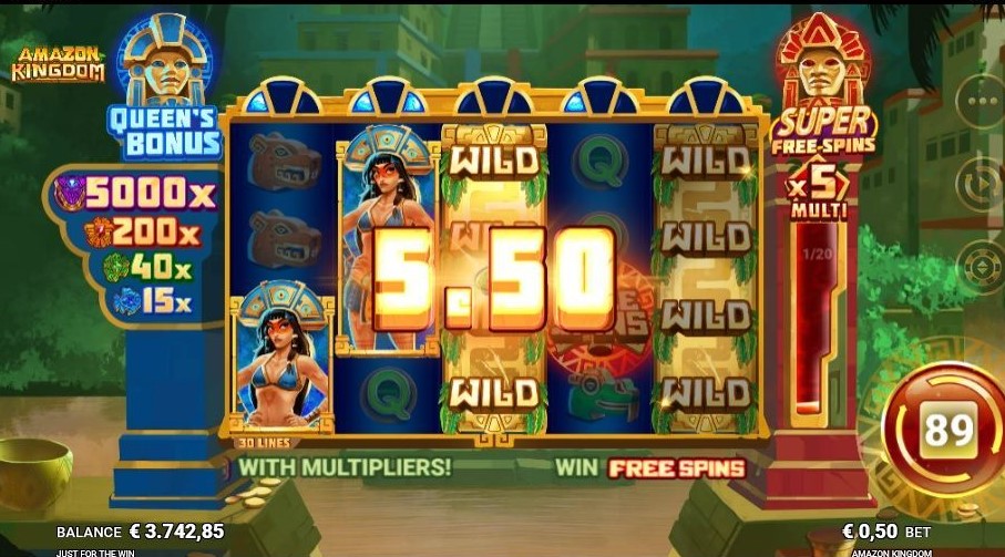 Amazon Kingdom Slot Win