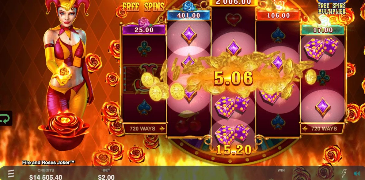 Fire and Roses JOKER slot game