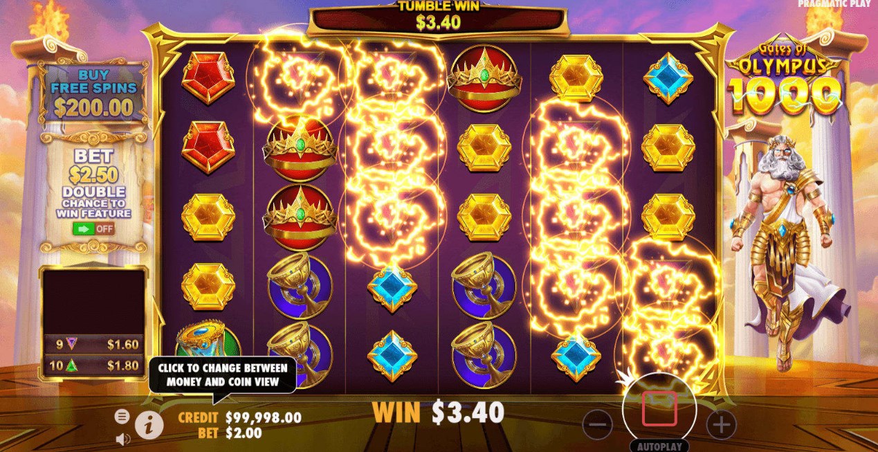 Gates of Olympus 1000 Slot Game