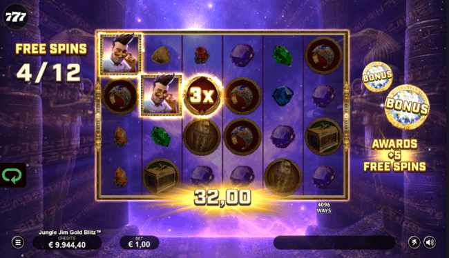 Jungle Jim Gold Blitz slot review