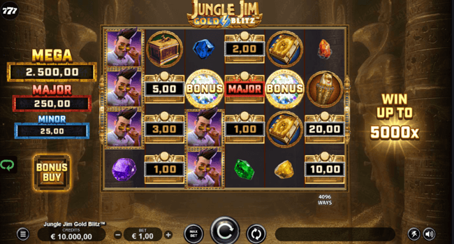 Jungle Jim Gold Blitz slot