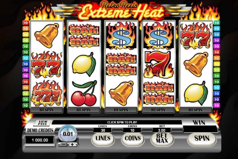 retro reels extreme heat slot review
